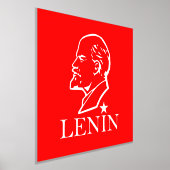 レーニン, ソ連, CCCP, ソビエト連邦, 共産主義 箔ポスター (レイダウン)