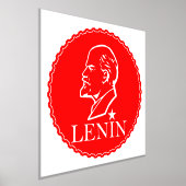 レーニン, ソ連, CCCP, ソビエト連邦, 共産主義 箔ポスター (レイダウン)