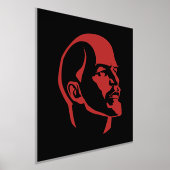 レーニン, ソ連, CCCP, ソビエト連邦, 共産主義 箔ポスター (レイダウン)