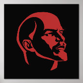 レーニン, ソ連, CCCP, ソビエト連邦, 共産主義 箔ポスター (正面)