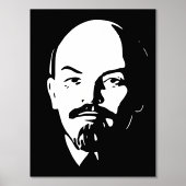 レーニン, ソ連, CCCP, ソビエト連邦, 共産主義 箔ポスター (正面)