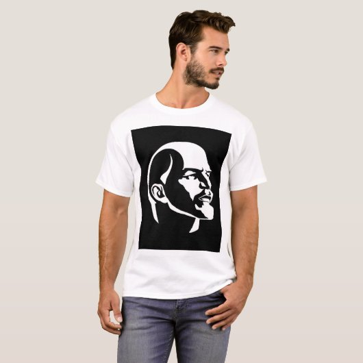 レーニン, ソ連, CCCP, ソビエト連邦, 共産主義 Tシャツ (正面フル)