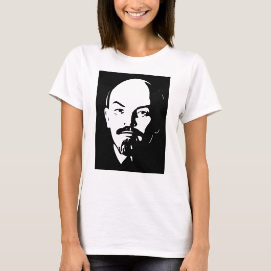 レーニン, ソ連, CCCP, ソビエト連邦, 共産主義 Tシャツ (正面)
