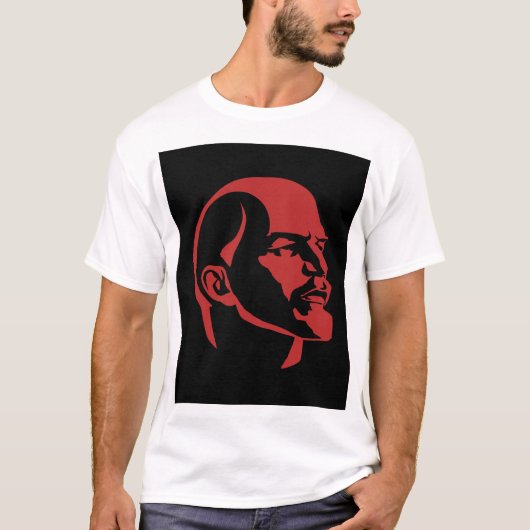 レーニン, ソ連, CCCP, ソビエト連邦, 共産主義 Tシャツ (正面)
