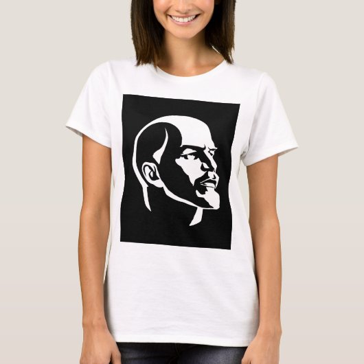 レーニン, ソ連, CCCP, ソビエト連邦, 共産主義 Tシャツ (正面)