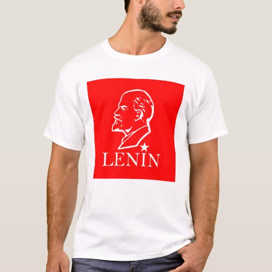 レーニン、ソ連、CCCP、ソビエト連邦、共産主義 Tシャツ (正面)