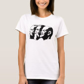 レーニン, マルクス, エンゲルス, ソ連, 共産主義 Tシャツ (正面)