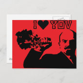 レーニン – 愛してる ポストカード (正面/裏面)