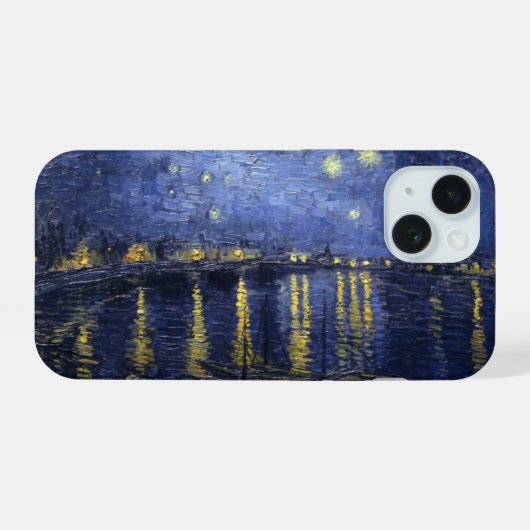 レーヌ川の星空 iPhone 15ケース (裏面横)