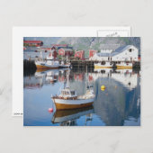 レーヌ魚釣りビレッジ,ノルウェー,ロフテン ポストカード (正面/裏面)