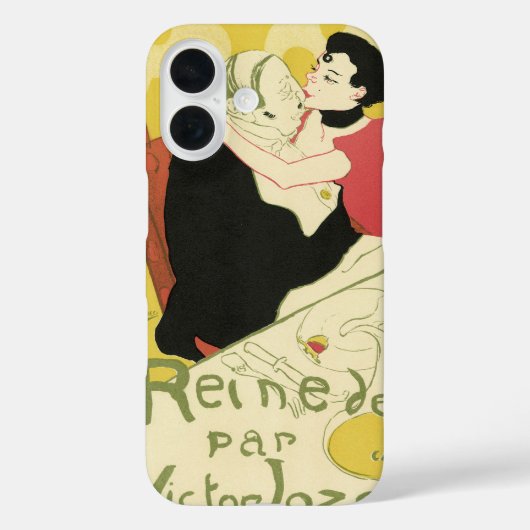 レーヌ・ド・ジョワ (歓楽の女王) トゥールーズ・ロートレック Case-Mate iPhoneケース (裏面)