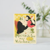 レーヌ・ド・ジョワ(Queen of Pleasure)トゥールーズ・ロートレック ポストカード (スタンド正面)