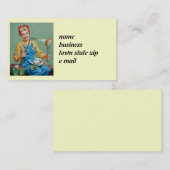 レーバーのロージーがトーストしたチーズを作る 名刺 (正面/裏面)