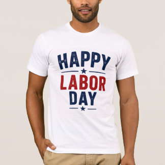 レーバーデーのお祝いTシャツ Tシャツ