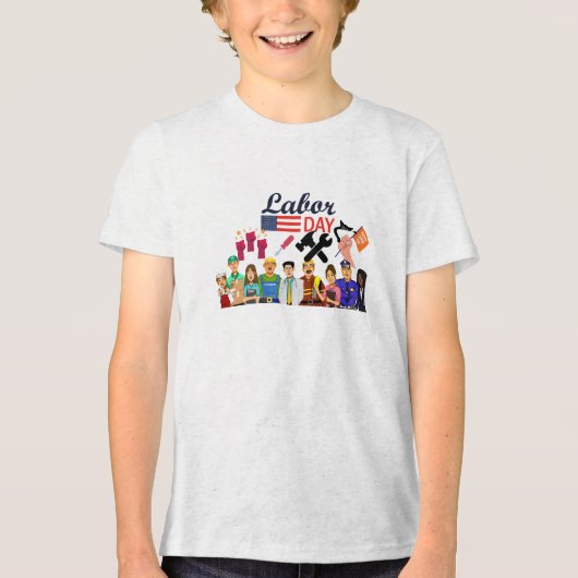 レーバーデーのTシャツデザイン トライブレンドTシャツ (正面)