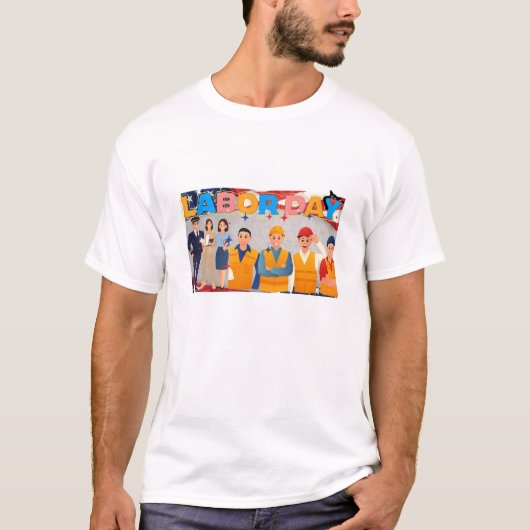 レーバーデーのTシャツデザイン Tシャツ (正面)