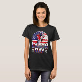 レーバーデー お祝い アメリカ国旗 最高の祭典 Tシャツ (正面フル)
