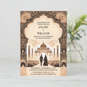 レーパレスヒンディヘナメンディインディアンスタイル結婚ズ 招待状 (スタンド正面)