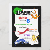 レーピン間抜けグリザード誕生日招待状 招待状 (正面)