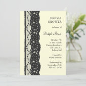 レーフランスのスブライダルシャワー（白） 招待状 (スタンド正面)