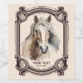 レーベパーソナライズされたル付き赤ワイン ワインラベル (シングルラベル)