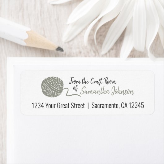 レーベルのクラフトルームからの常緑霧 ラベル (インサイチュ)