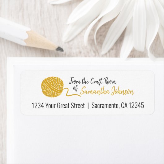 レーベルのクラフトルームからスパイシーマスタードイエロー ラベル (インサイチュ)