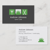 レーモダンキグラスヘッジシアーズロゴ芝刈り  名刺 (正面/裏面)