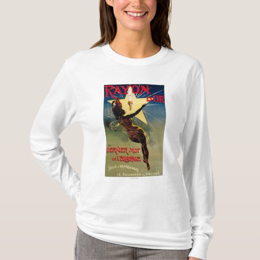 レーヨンD'Orのレストランの昇進ポスター Tシャツ (正面)