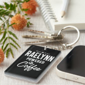 レーリンパーソナライズされたネーム誕生日ギフト キーホルダー (正面右)