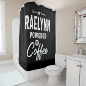 レーリンパーソナライズされたネーム誕生日ギフト シャワーカーテン (インサイチュ)