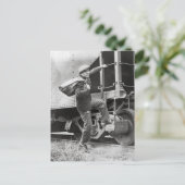 レールに乗る, 1935 ポストカード (スタンド正面)