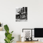 レールに乗る, 1935.ヴィンテージ写真 ポスター (ホームオフィス)