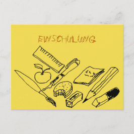 レールミッテルアウフエインラドンツアエインシュルン ポストカード