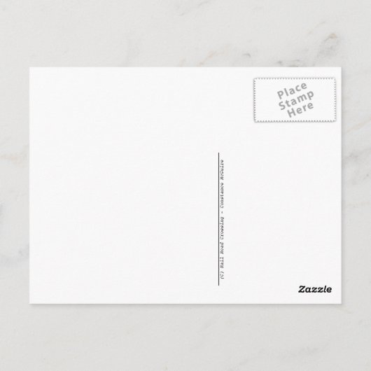 レールロード交差はがき ポストカード (裏面)