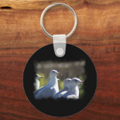 レール上のカモメ キーホルダー (正面)