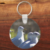 レール上のカモメ キーホルダー (正面)