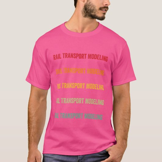 レール輸送モデリングレール輸送モデリングH Tシャツ (正面)