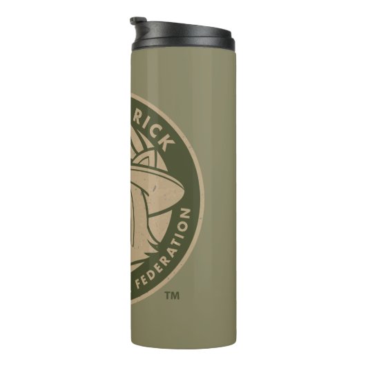 レーンジャーのリック|のレーンジャーのリックのカーキ色のロゴ タンブラー (回転右)