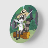 レーンジャーのリック|のレーンジャーのリックのモデル ラウンド壁時計 (傾斜)