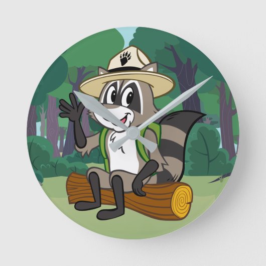 レーンジャーのリック|のレーンジャーのリックのモデル ラウンド壁時計 (正面)