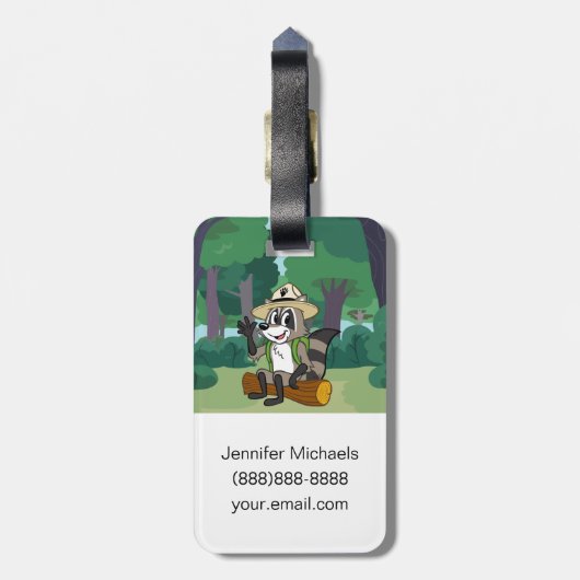 レーンジャーのリック|のレーンジャーのリックのモデル ラゲッジタグ (裏面縦)