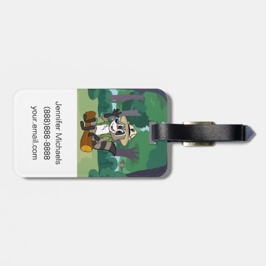 レーンジャーのリック|のレーンジャーのリックのモデル ラゲッジタグ (裏面横)