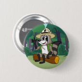 レーンジャーのリック|のレーンジャーのリックのモデル 缶バッジ (正面&裏面)