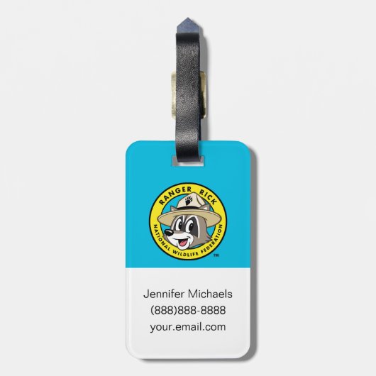 レーンジャーのリック|のレーンジャーのリックのロゴ ラゲッジタグ (裏面縦)