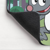 レーンジャーのリック|の灰色にリスの振ること マウスパッド (コーナー)