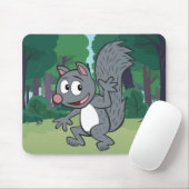 レーンジャーのリック|の灰色にリスの振ること マウスパッド (マウス)