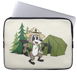 レーンジャーのリック の素晴らしいアメリカのCampout -テント ラップトップスリーブ