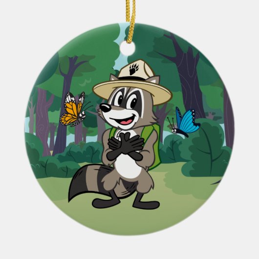 レーンジャーのリック|の蝶英雄-蝶印 セラミックオーナメント (正面)