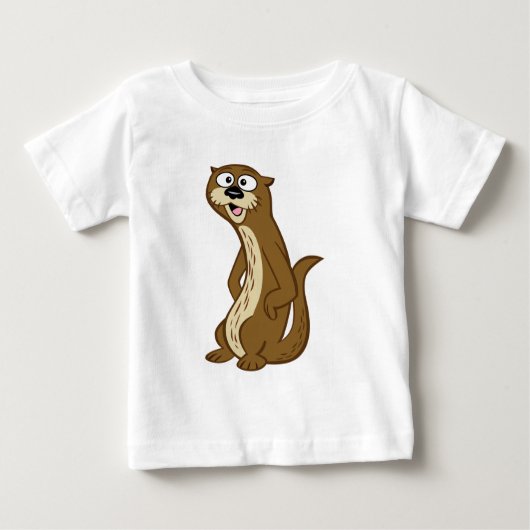 レーンジャーのリック| Reggieのカワウソ ベビーTシャツ (正面)